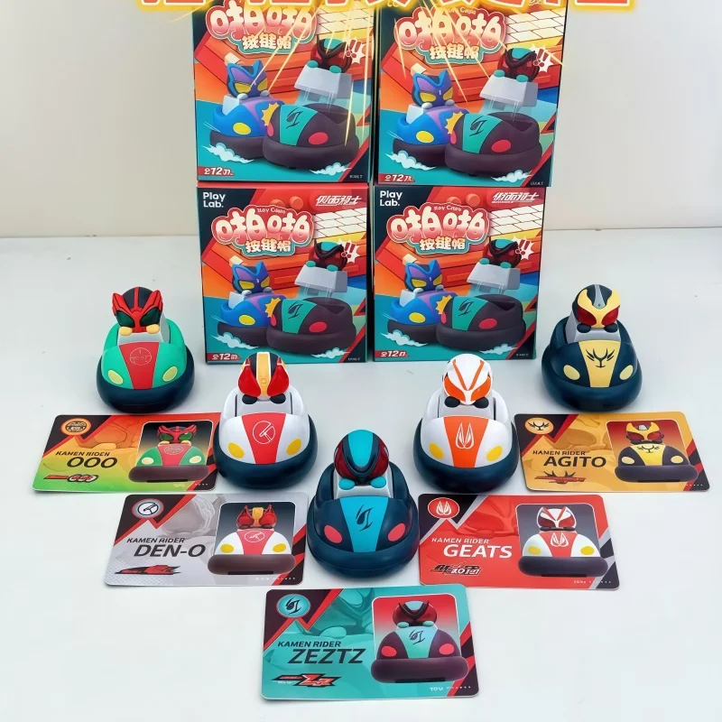 

New Play Lab Genuine Kamen Rider Keycaps Q Version Cute Anime Figure Custom Light Up Keyboard Decoration Birthday Gift For Boys