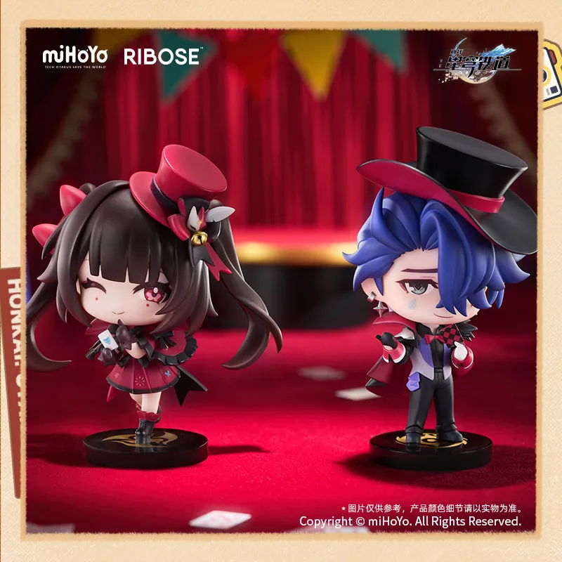 

Оригинальная серия медалей Honkai: Star Rail «Безымянная серия» — фигурки Sparkle и Jing Yuan в стиле Чиби Q-версии, коллекционная модель, украшение для рабочего стола, подарок