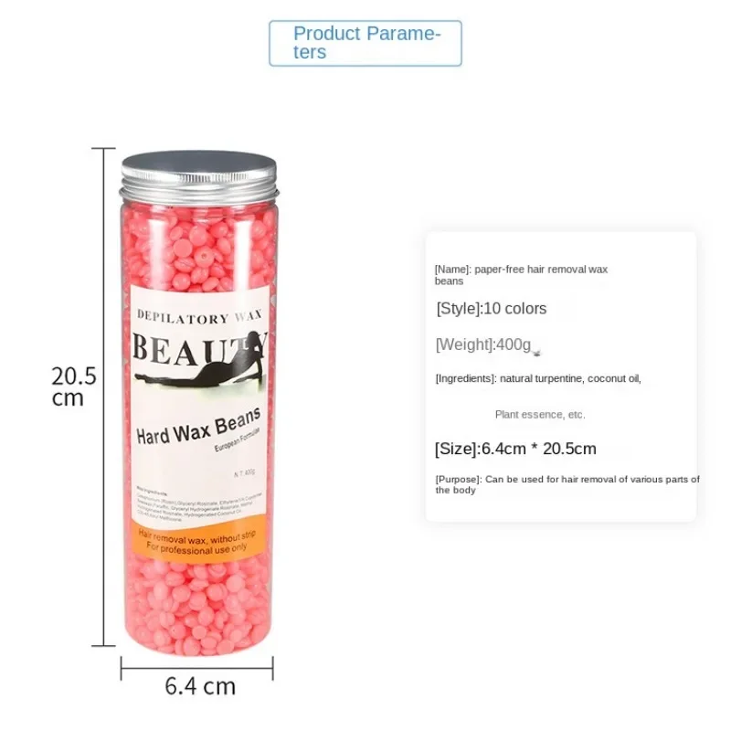 400g/Pack Wax Beans Depilatory Hot Film Wax Pellet Removing Bikini Face Hair Legs Arm Hair Removal Bean Unisex