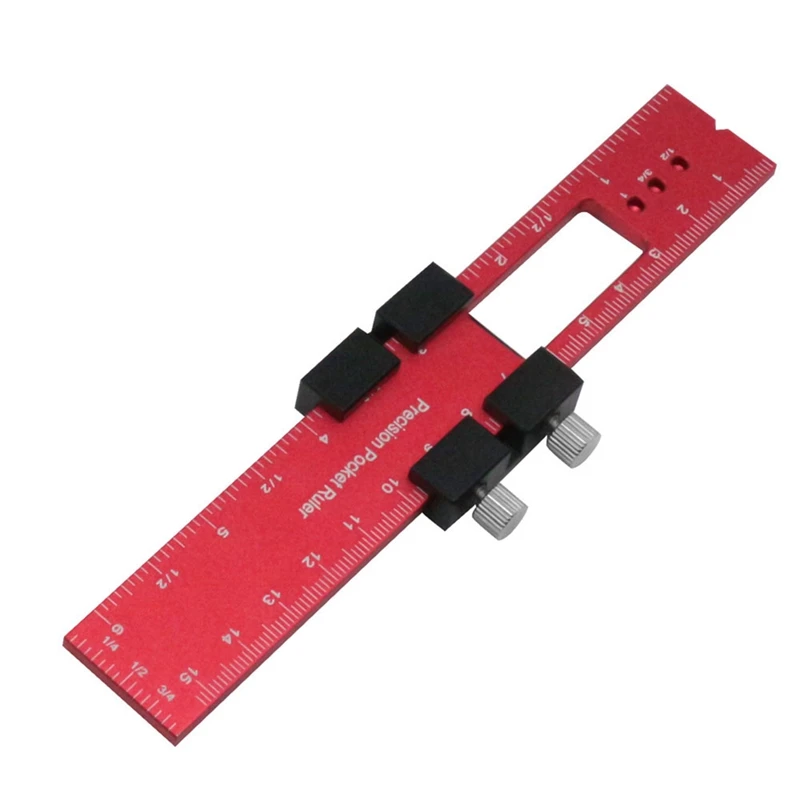 Adjustable Sliding Ruler Woodworking Ruler Wood Working Scribing Rulers 11.8, 7.8, 6.29 Inch