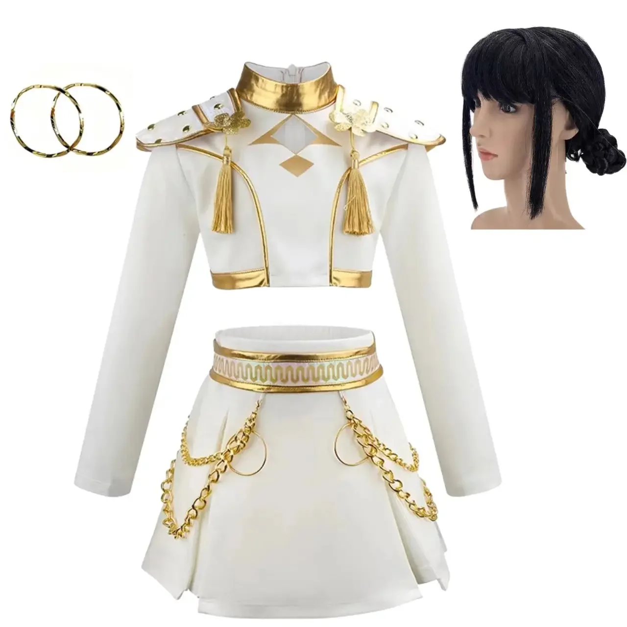 

Halloween Carnival Idol Roleplay Suit Family Rumi Mira Zoey Cosplay Costume Zoey Girls Stage performance cos