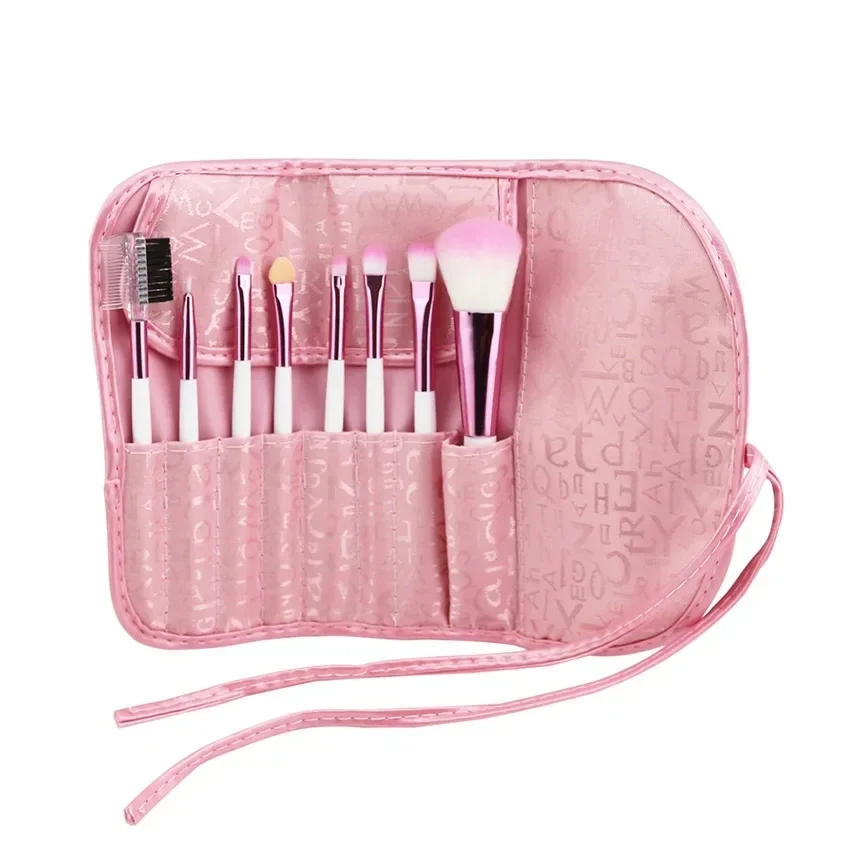 8PCS Makeup Brush Set Soft Powder Makeup Tools Beginner Point Blush Brush Concealer Brush Knife Edge Eyeliner Eye Shadow Brush