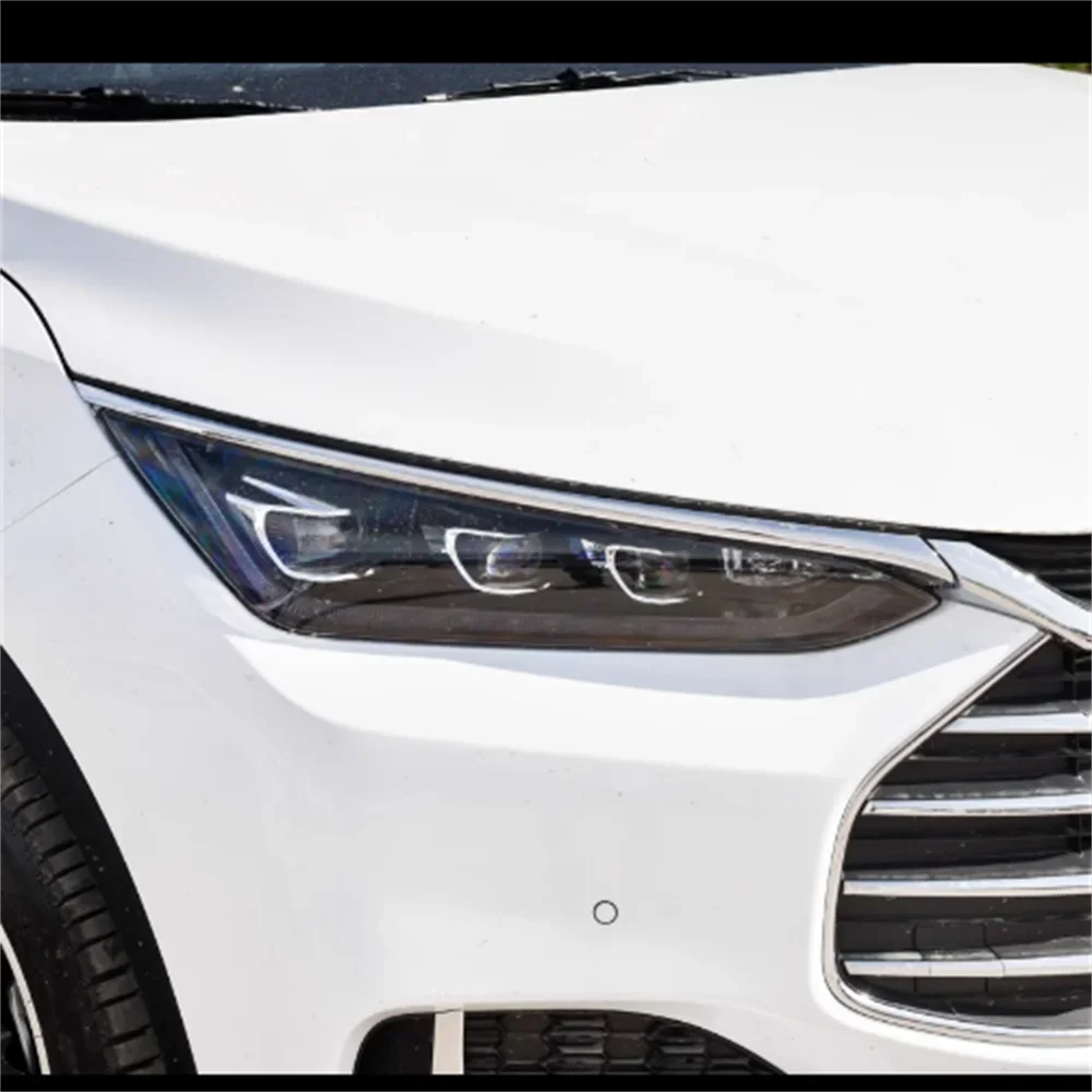 

For BYD Tang Second Generation 2018~2021 Lamp Shade Front Headlamp Cover Transparent Lampshade Headlight Shell Masks Plexiglass