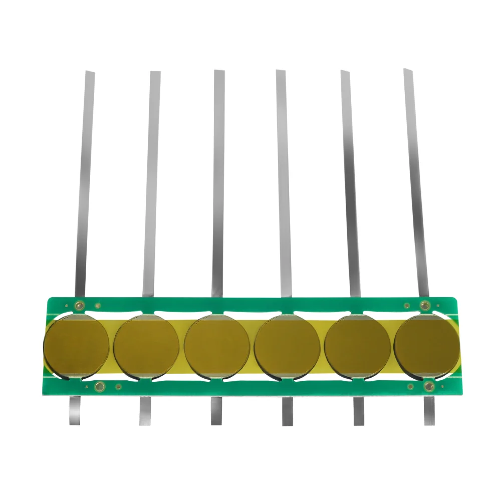 1-20 pz varore 18650 3.7V 1S BMS scheda di protezione della batteria al litio con pad isolante in striscia di nichel