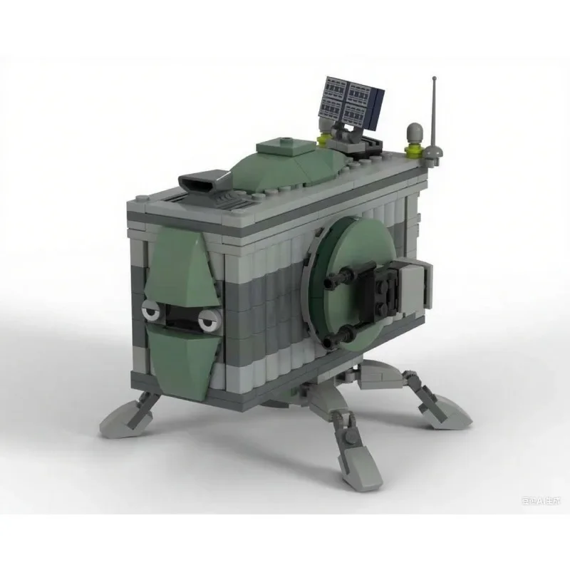 

340 деталей MOC: База-контейнер Хаммонда для мехов Overwatchers, строительные блоки, рождественский подарок, коллекционная модель для продвинутых коллекционеров