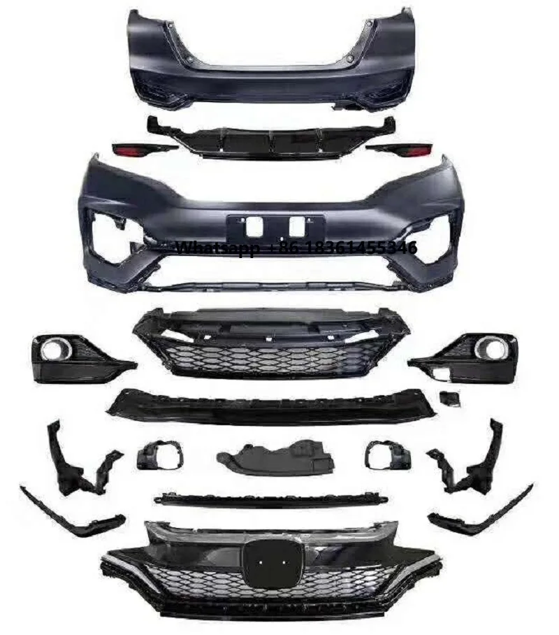 For Fit Body Kit RS Style Accessories 2004-2020 Front and Rear Bumper Side Skirt Spoiler