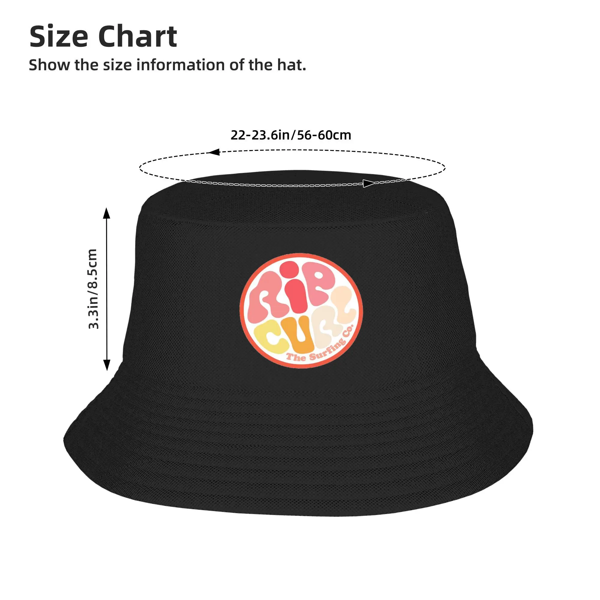 Surfing Rip Curl Bucket Hat Panama Bob Hats Outdoor Hip Hop Reversible For Summer Beach Fishing Unisex Fisherman Caps