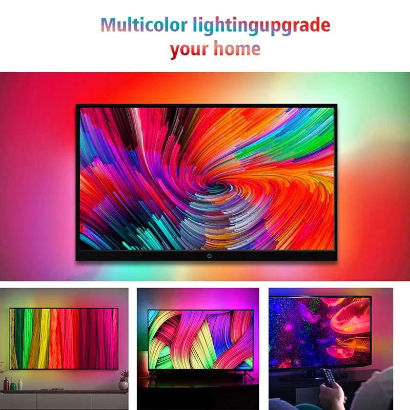 Smart Ambient TV Led Backlight For H-DMIi Device Sync Box Led Strip Lamp PC Game Back Lights Kit Works