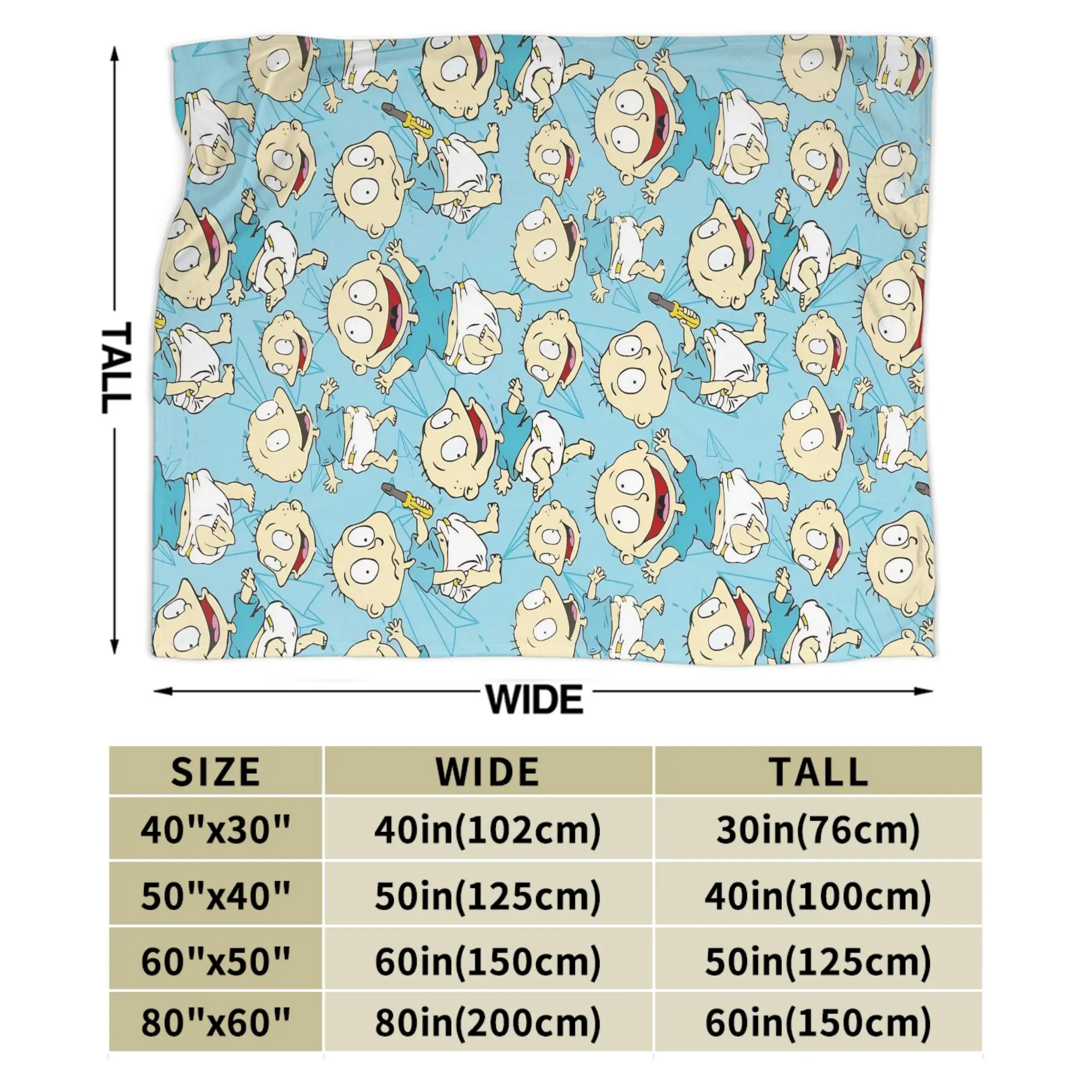 Rugrats Reptar & شخصية طباعة بطانية سوبر الدافئة الجدة أفخم رمي بطانية لغرفة النوم التخييم الفانيلا المفرش غطاء السرير