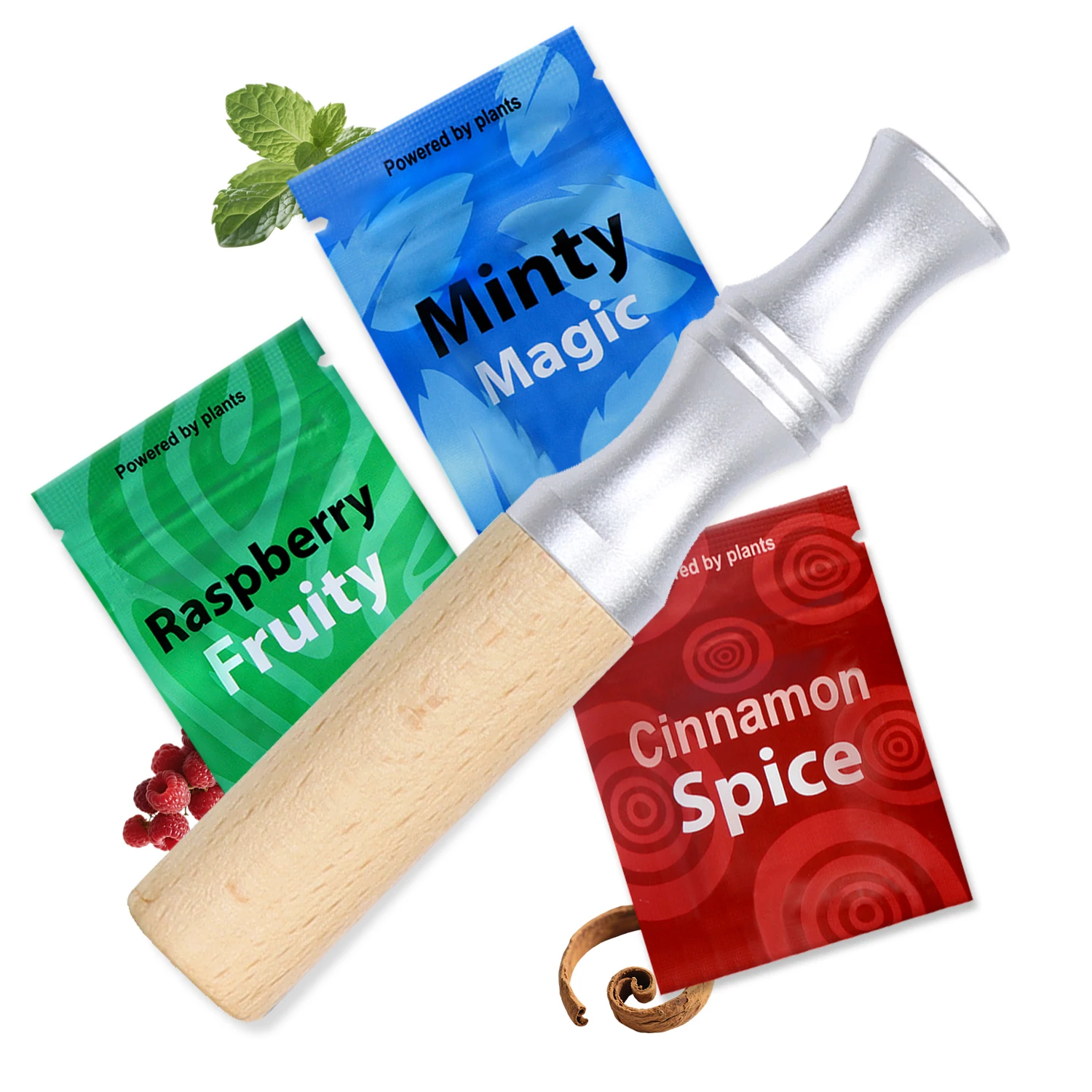 Craving Relief Inhaler Smokeless Air Inhaler Natural Flavors Quit Smoking Substitute Stop Smoking Wood Stick Tobacco-Free