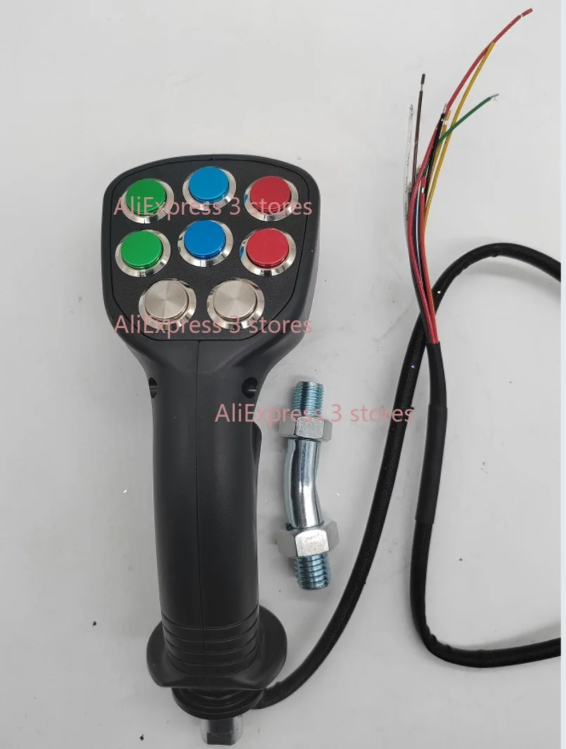 

1 шт. для модификации комбайна экскаватора 6/7/8/9 кнопок, ручка джойстика