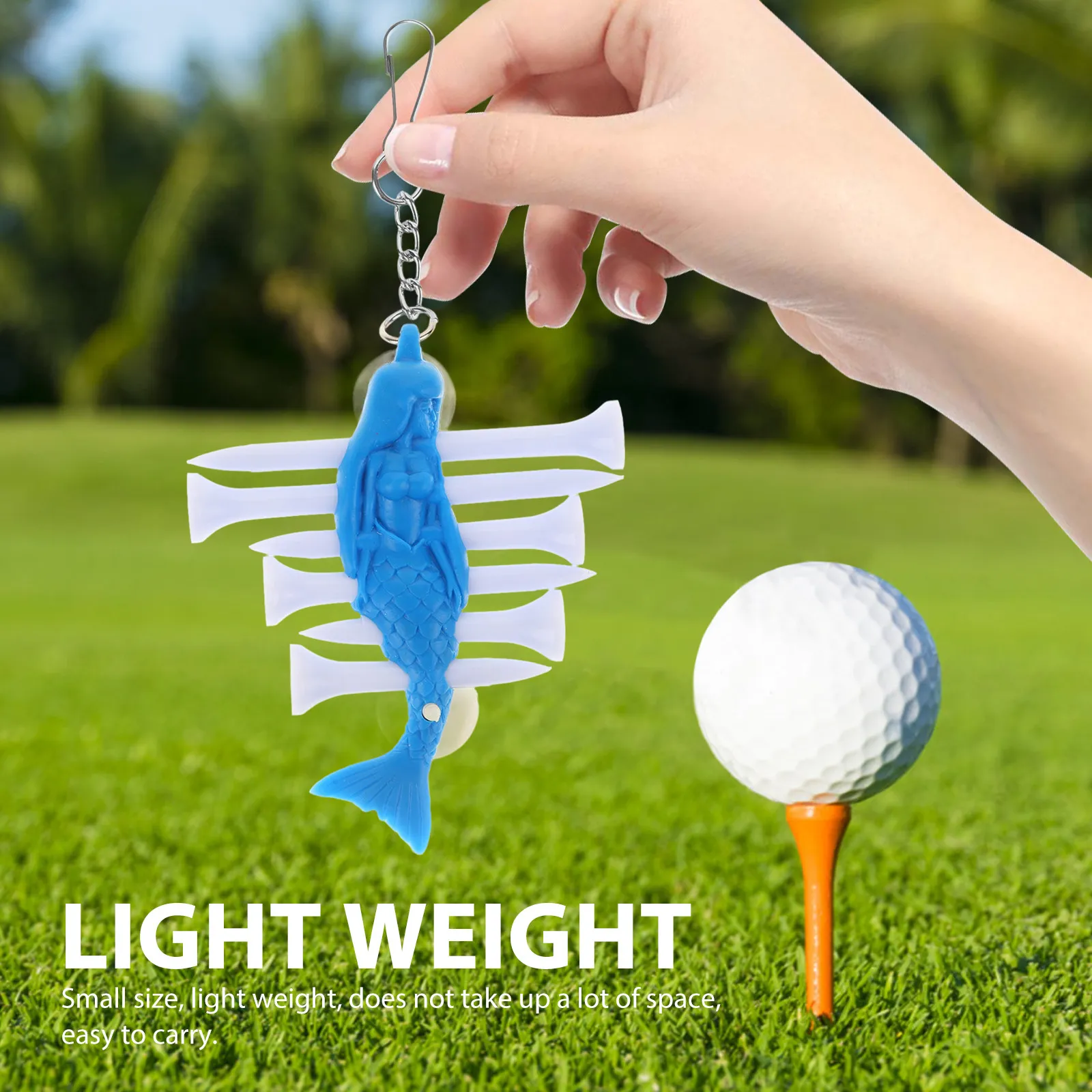 

Набор из 1 шт. портативных легких держателей для гольф-ти из ТПЭ и мягкого винила, подвесной органайзер для гольф-ти, универсальный, креативный дизайн, для гольфа