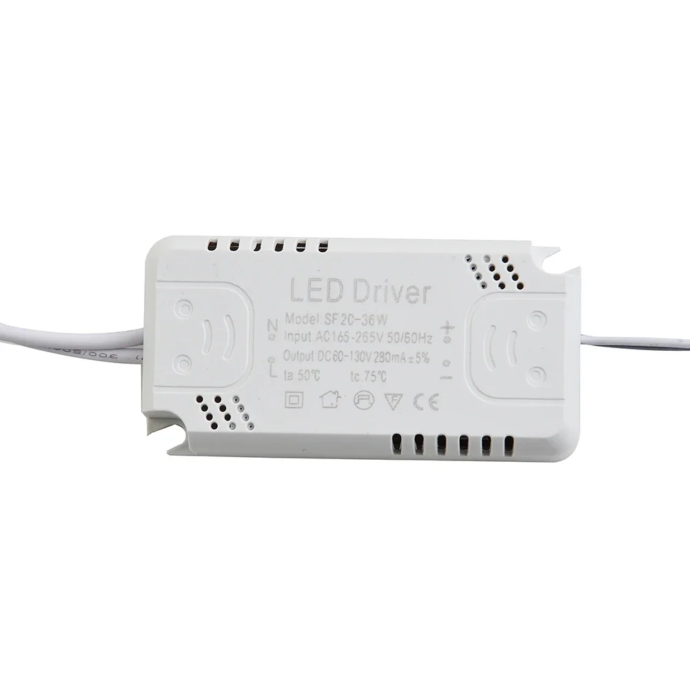 Adapter sterownika LED 280mA 8-24W 24-40W 40-60W 60-80W AC165-265V Panel transformatora oświetlenia do zasilacza lampy sufitowej