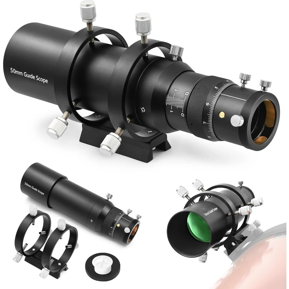 

Комплект направляющих для компактного искателя FMC 50 мм со спиральным фокусером для телескопа с окуляром 1,25 дюйма и автоматической направляющей