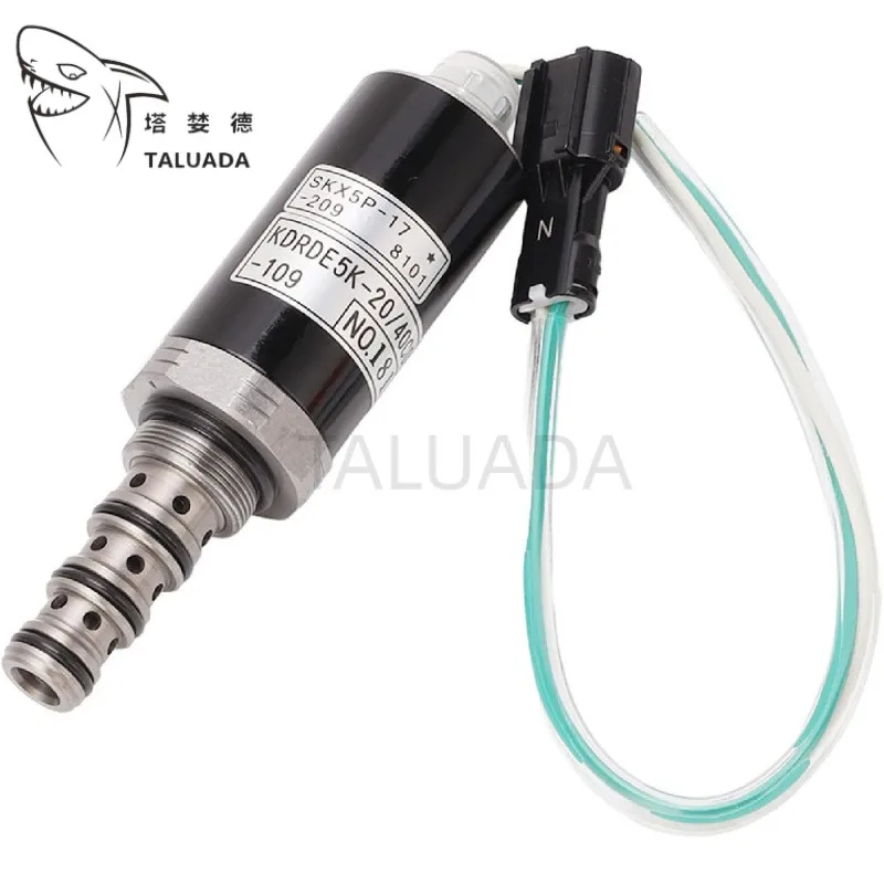 40C04-109 Solenoid Valve KDRDE5K-20 For EC210B EC240B EC290B EC380D EC480D Excavator Hydraulic Solenoid 1 Year Warranty