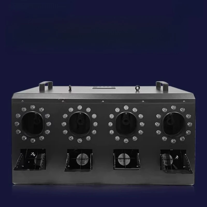 

LED Dual-Wheel Smoke Bubble Machine - Large Auto Bubble Blower for Weddings, Stages, and Amusement Parks Foaming Machine JT40