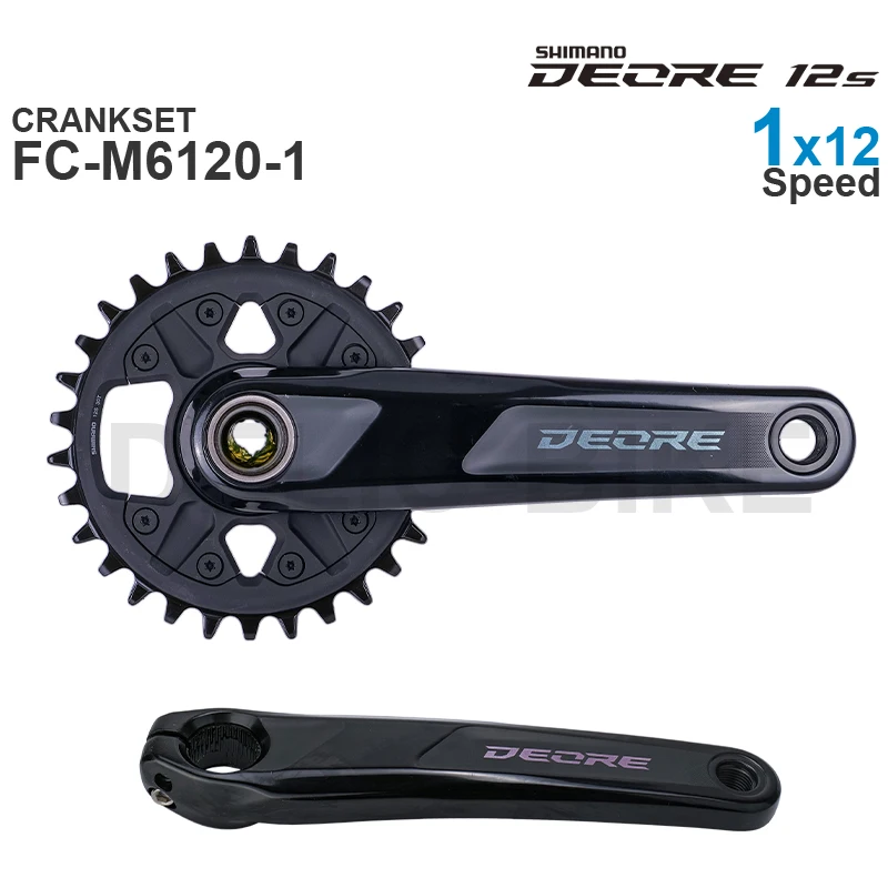 SHIMANO DEORE FC-M6100-1 FC-M6120-1 MTB Crankset 1x12-speed