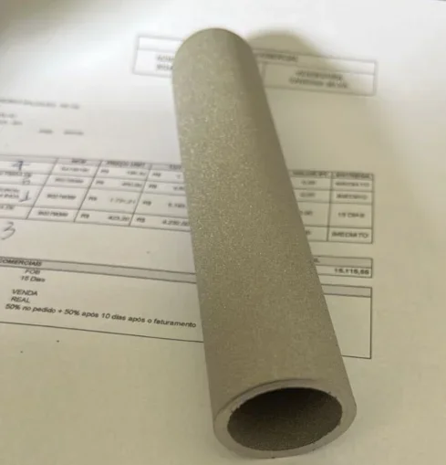 Titanium rod filter cartridge