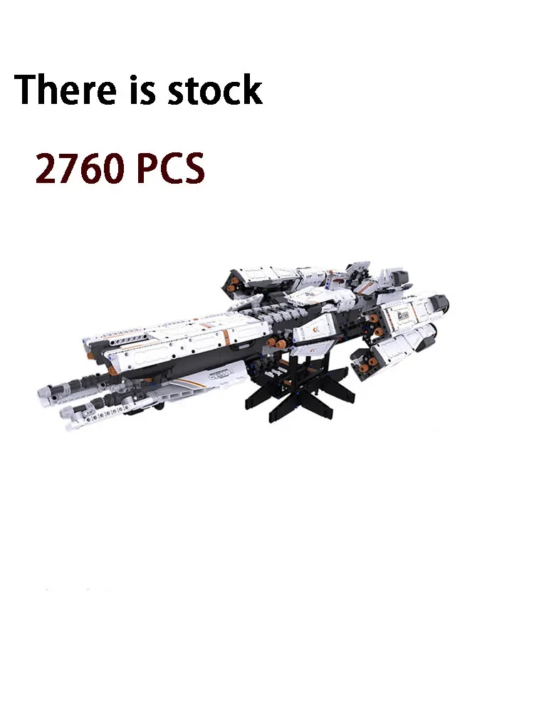 75347 Jupiter Dawn Giant Cetus Spaceship 2760pcs Giant Battleship Ornament Model Building Blocks Kids Educational Toys