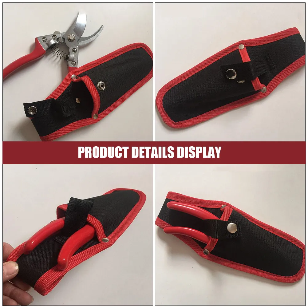 2pcs Garden Tool Canvas Scissor Covers for Pruning Shears – Portable Plier & Pincer Storage Pouch