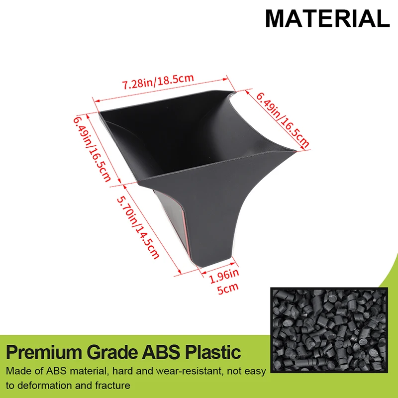 باوا ABS صندوق تخزين خلفي لفورد موستانج 2015-2025 منظم تستيفها الملحقات الداخلية #6