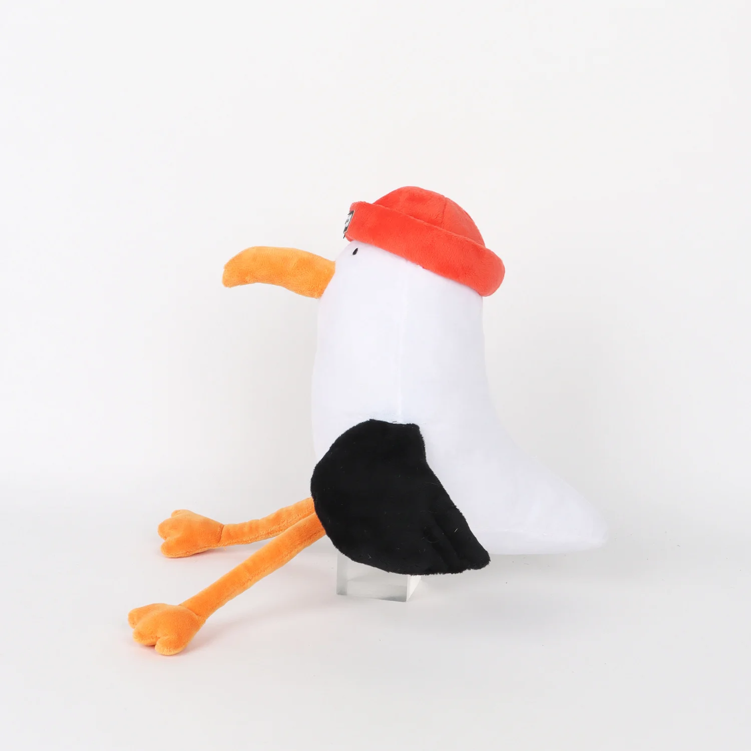 น่ารักการ์ตูนหมวกสีแดงนกตุ๊กตาของเล่นน่ารักอาร์กติกตุ๊กตาสัตว์ Plushie Super Soft สไตล์รัสเซีย Polar Bird ของขวัญเด็กวัยรุ่น