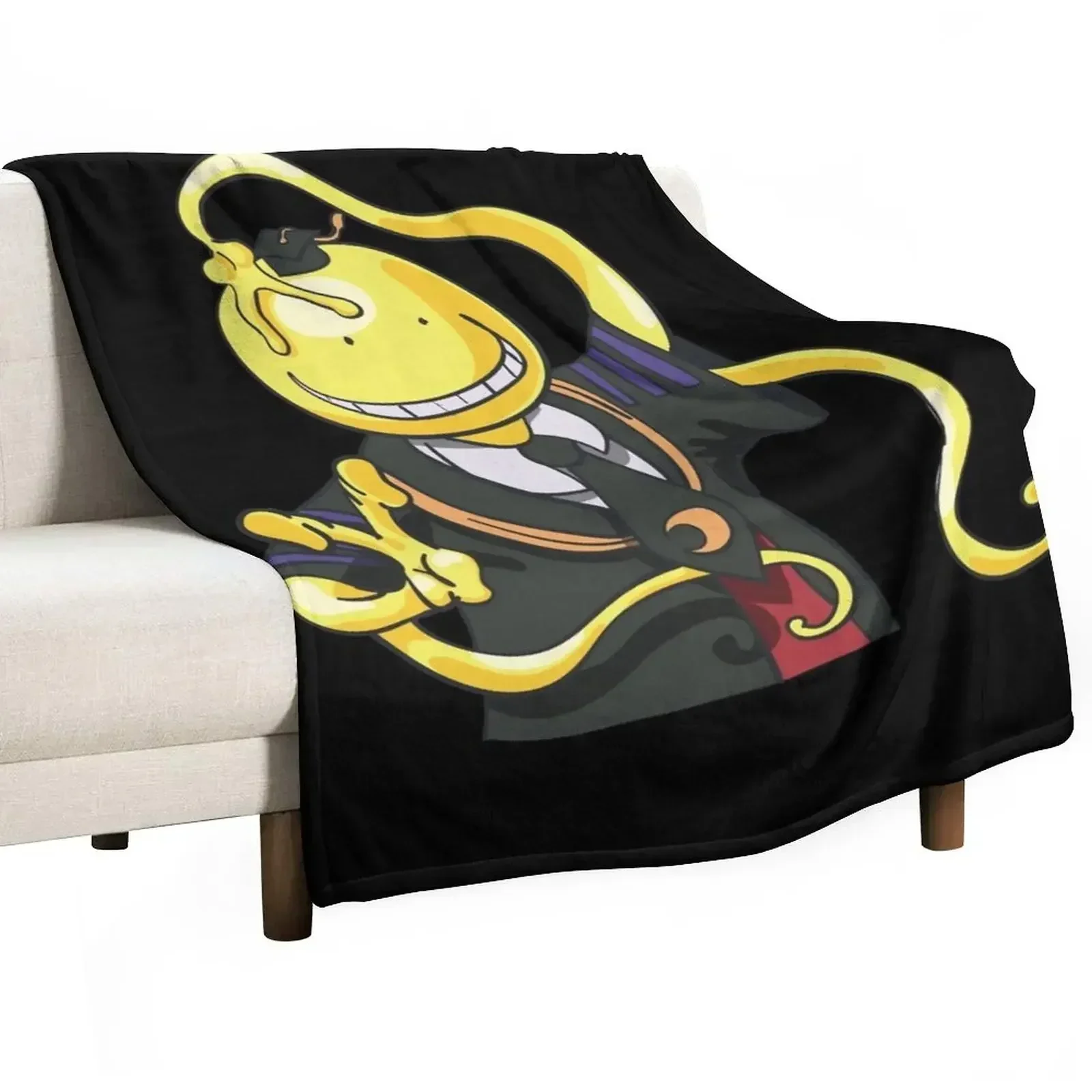 Koro Sensei Fanart Classic Throw Blanket Soft Beds decorative Decorative Sofas Retros Blankets