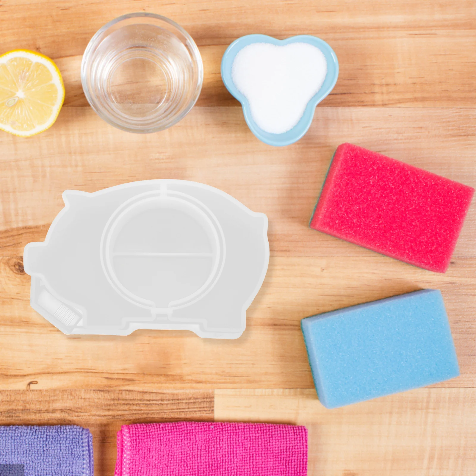 قالب حصالة على شكل حيوان من السيليكون يمكنك صنعه بنفسك قالب سيليكون مرن من القصدير لصنع الحرف اليدوية لصنع صندوق المال والحرف اليدوية