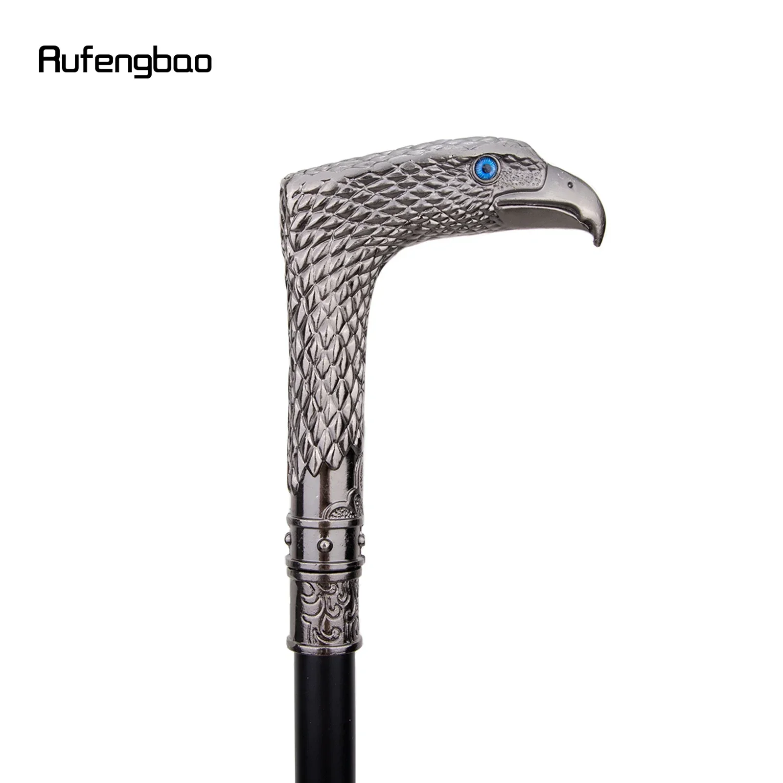 ไม้เท้าแฟชั่นแบบข้อเดียว ลายอินทรีตาสีฟ้าสดใส สำหรับตกแต่ง คอสเพลย์แวมไพร์ งานปาร์ตี้ ไม้เท้าฮาโลวีน ไม้เท้ายาว 93 ซม.