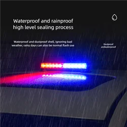 Rechargeable traffic warning lights, LED flashing, road vehicle ceiling construction, night flashing signal lights, obstacle lig