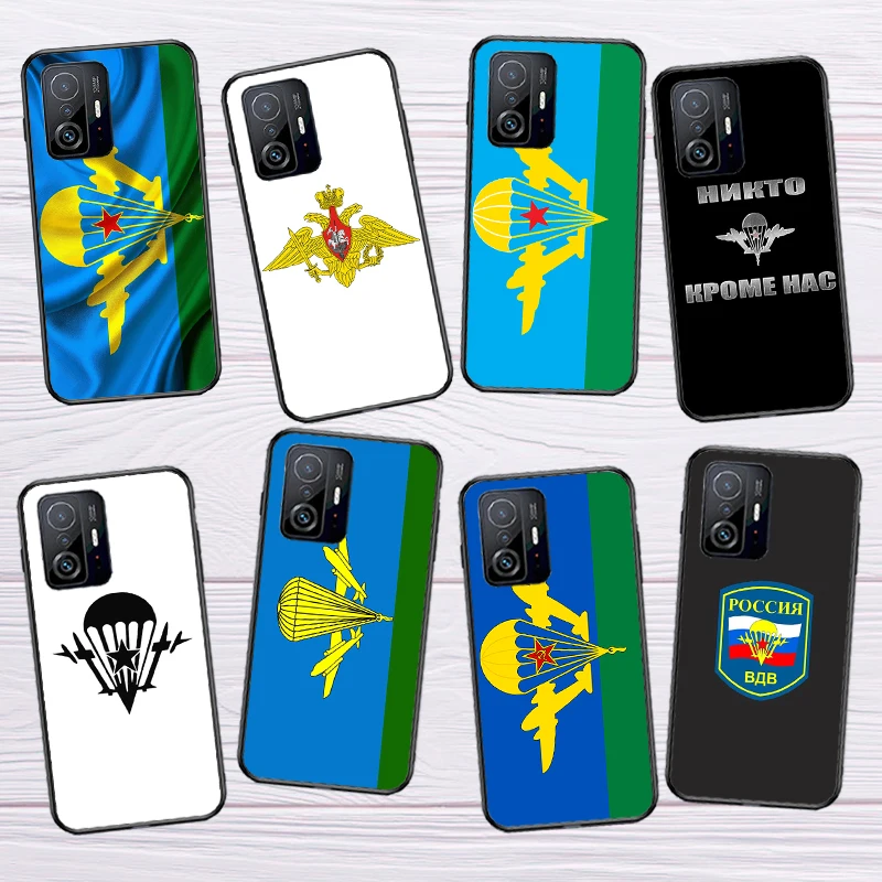 Russia Airborne Phone Case For POCO F5 X5 X3 Pro X4 F4 GT F3 M5 C40 Xiaomi 12 Lite 12X 11T 12T 13 Pro Cover