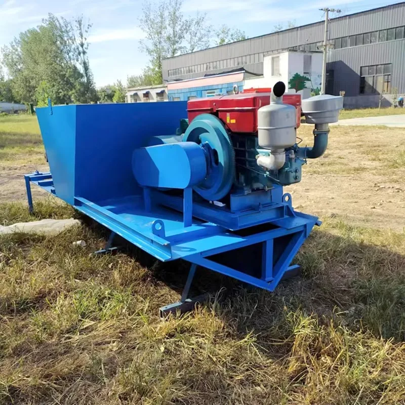 Customized High Efficiency U-shaped/Trapezoidal/Rectangular Cross-section Steel Wire Rope Traction Canal Forming Machine Pump;