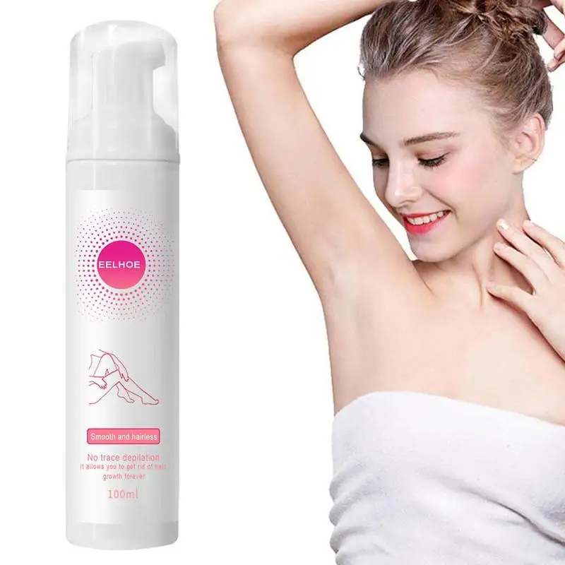 Crema de espuma para depilación, Spray para Mousse, elimina el dolor corporal, No irritante, práctico, No daña el vello, Bikini, novedad de 2022, 30ml/100ml