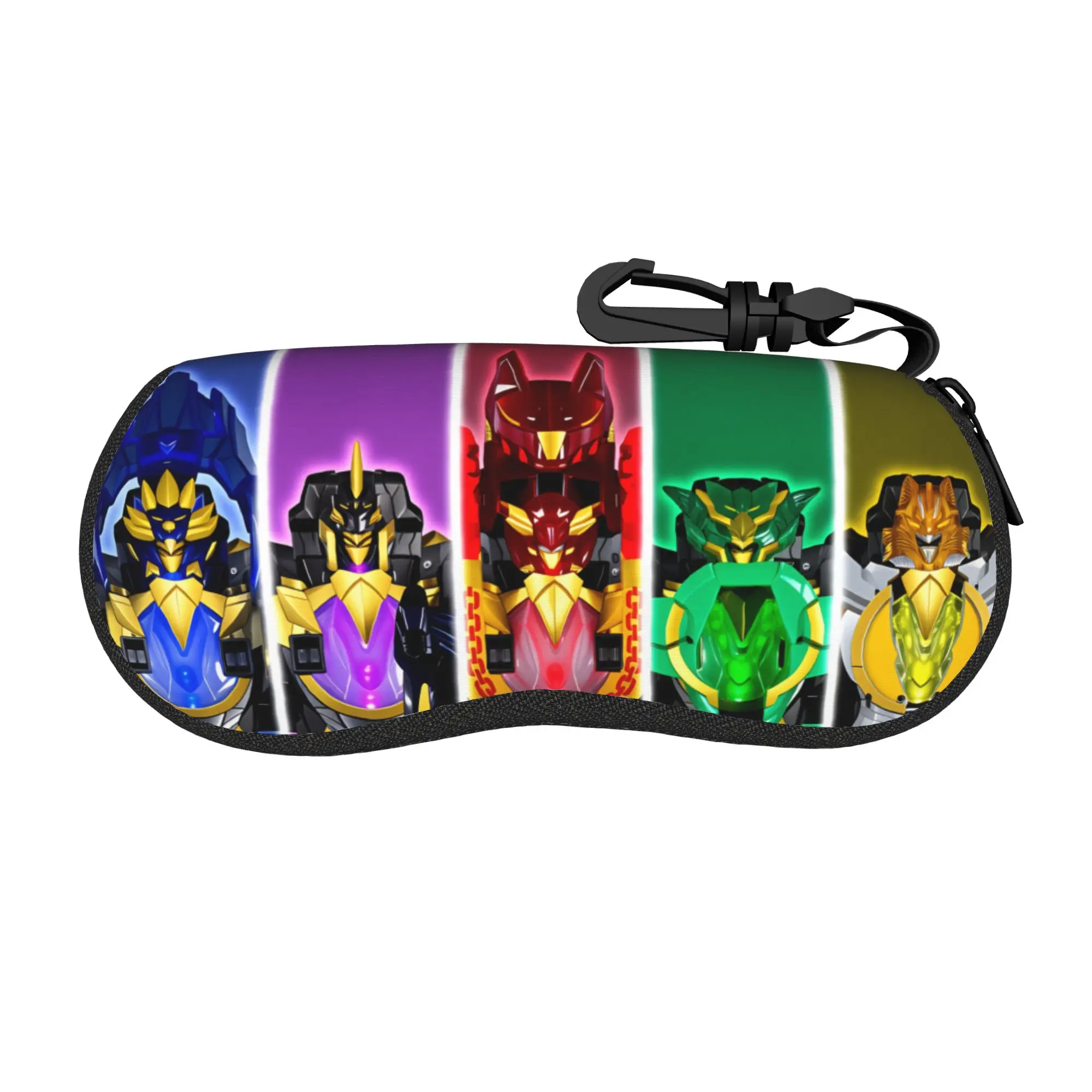 Gozyu Red Super Sentai Gozyu Blue Eyeglass Glasses Case Women Men Soft Gozyu Yellow Green Black Sunglasses Protective Pouch - view 3