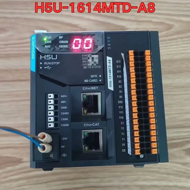 

Second-hand PLC module H5U-1614MTD-A8 functions normally