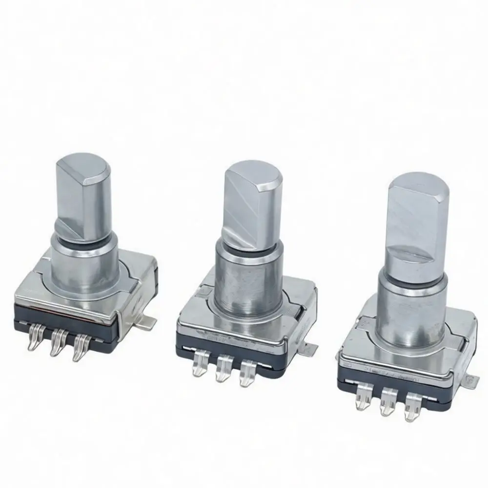 EC11 Rotary Encoder SMD Incremental Switch High Temperature Resistant 30 Position Volume Fan Speed Control Adjustable Pulse