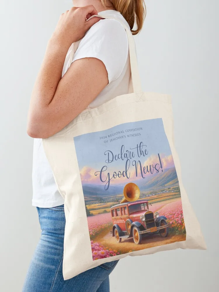 Declare the Good News! (Design 6) Tote Bag Shopping bags Shopper Fabric bag tote bag men