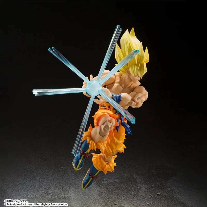 Bandai Original Genuine Figure Dragon Ball Model Kit SHF Son Goku Iegendary Super Saiyan Collection Action Figure Model Toys