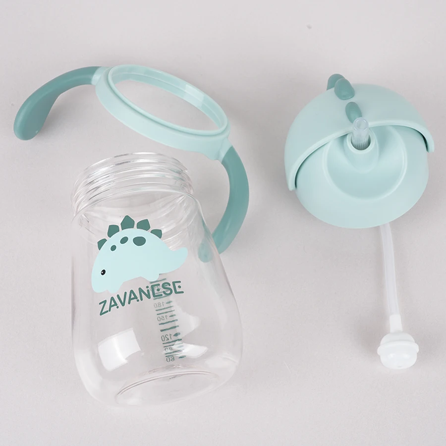 

Little Dinosaur Drinking Cup Baby Sippy Cup Infant Straw Cup Portable High-Quality Water Cup for Infants