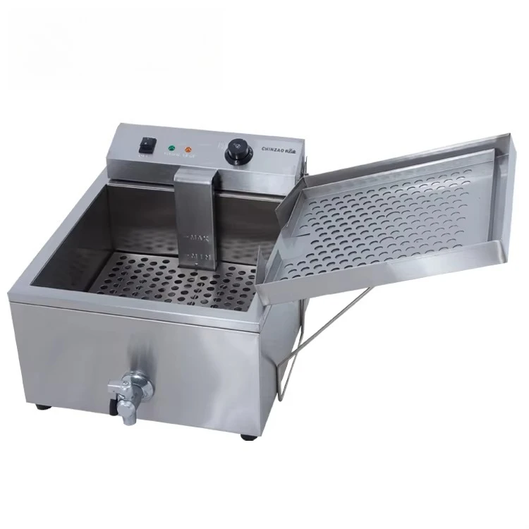 Large Capacity 30L Electric Commercial Potato Chips Fryer Tomato /Donut Cake Deep Fryer