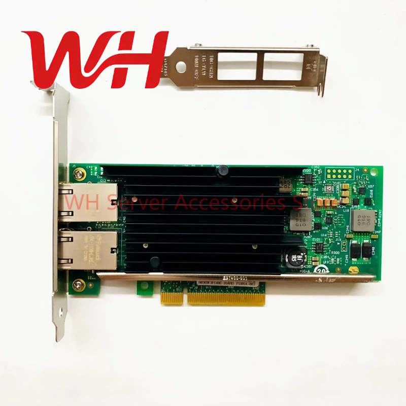X540-T2 10Gbps Dual RJ45 Port PCIe X8 Ethernet Network Card X540 Chip 10Gb NIC Adapter For Server NAS Desktop PC Support SR-IOV
