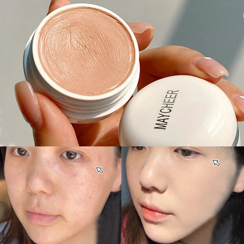 Waterproof Concealer Foundation Cream Long Lasting Cover Dark Circles Acne Marks Spots Moisturizing  Brighten Skin Face Makeup