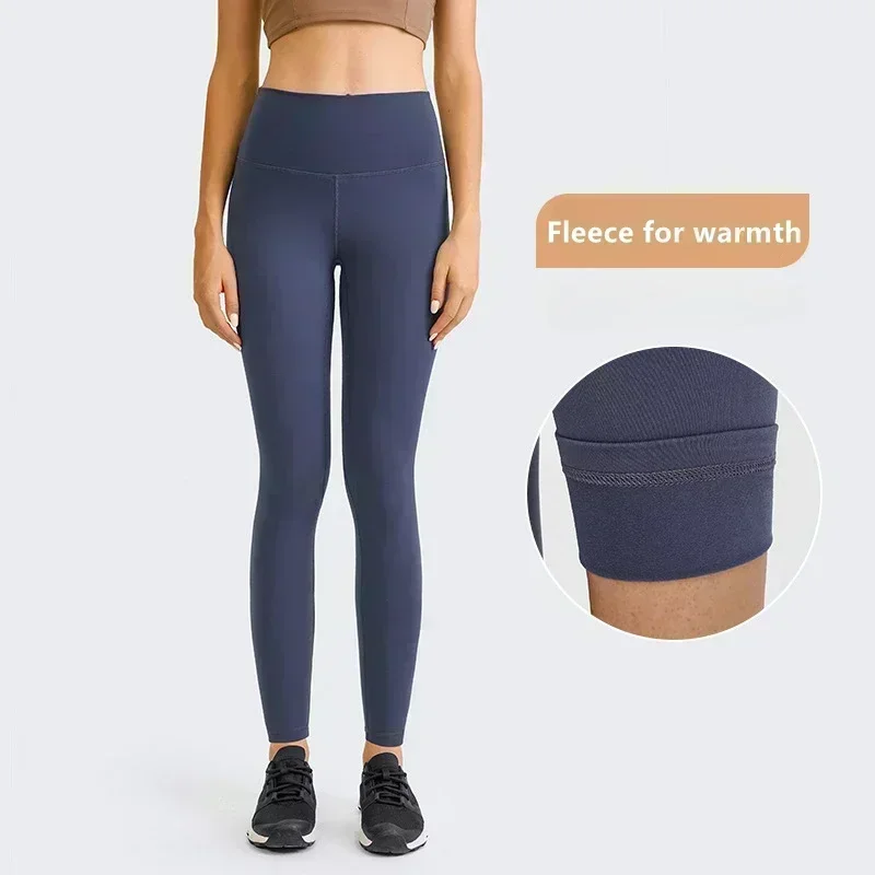 SHItime-Legging de yoga taille haute pour femme, pantalon de sport chaud, pantalon de fitness élastique, lifting des hanches, citron, plus sourire, alignement, salle de sport, fjl