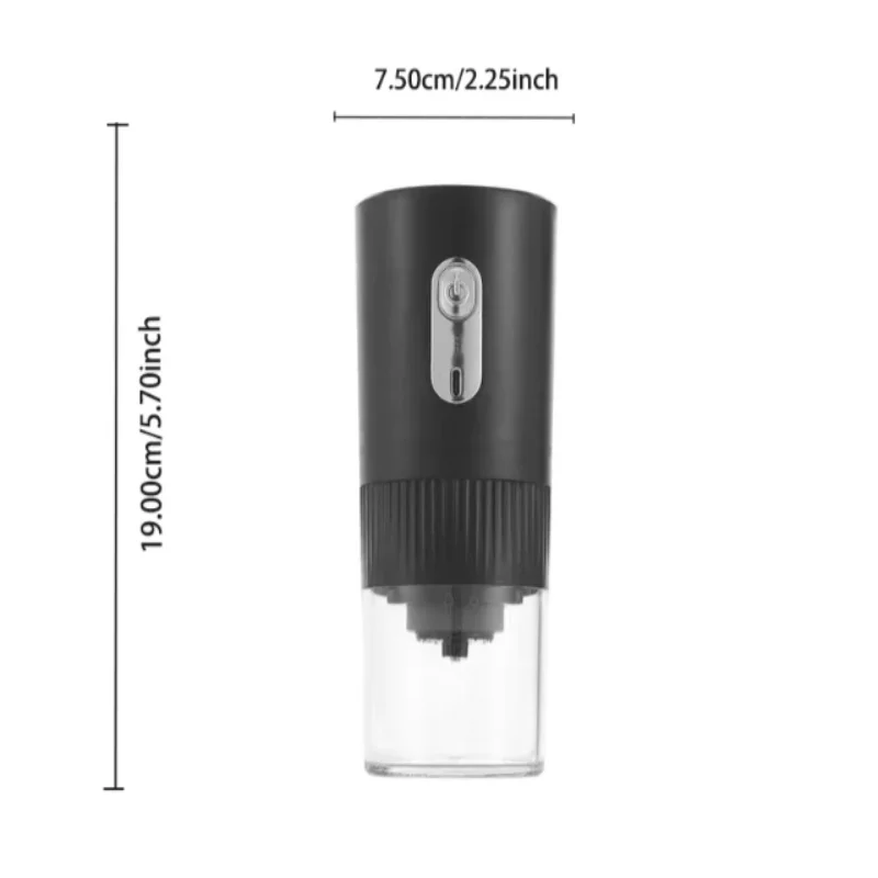 C타입 커피 연마기 USB 충전 전문 세라믹 그라인딩 코어, 커피 원두 밀 연마기, 업그레이드 휴대용 전기, 신제품