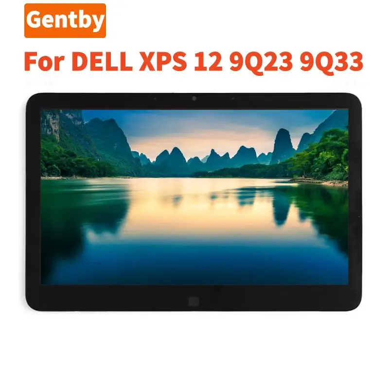 Top! New 12.5 Inch 9Q23 9Q33 LCD Screen For DELL XPS 12 9Q23 9Q33 LP125WF1 SPA2 A3 LCD Touch Screen Assembly Digiter Panel With