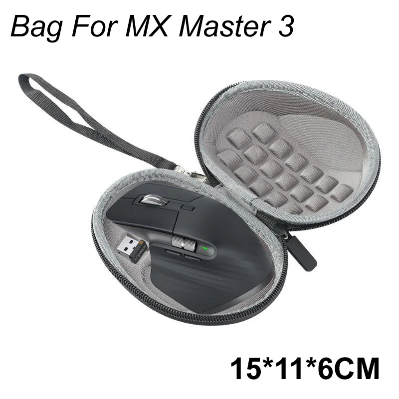 Carrying Bag Storage Box Case Pouch Shockproof Waterproof Accessories Travel for Logitech MX Master 3 Mice M5TB Gaming Mouse