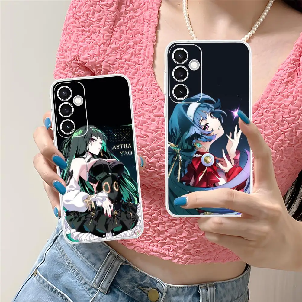 เคสโทรศัพท์ Zenless Zone Zero Astra Yao สำหรับ Samsung Galaxy S25 S24 S23 S22 S21Plus FE Ultra ใส สีสันสดใส ป้องกันอย่างดี สวยงาม