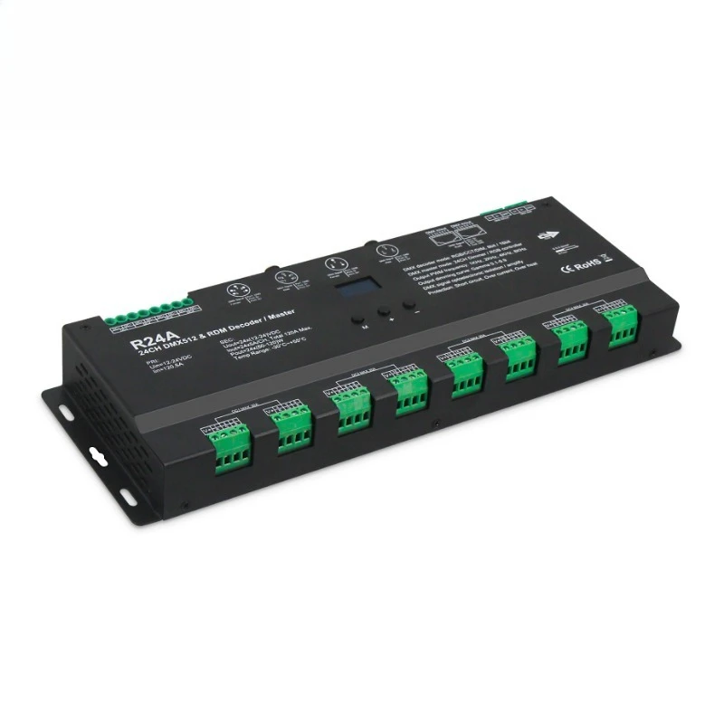 

24-Channel DMX512 decoder RDM decoder Multi-channel RGB controller