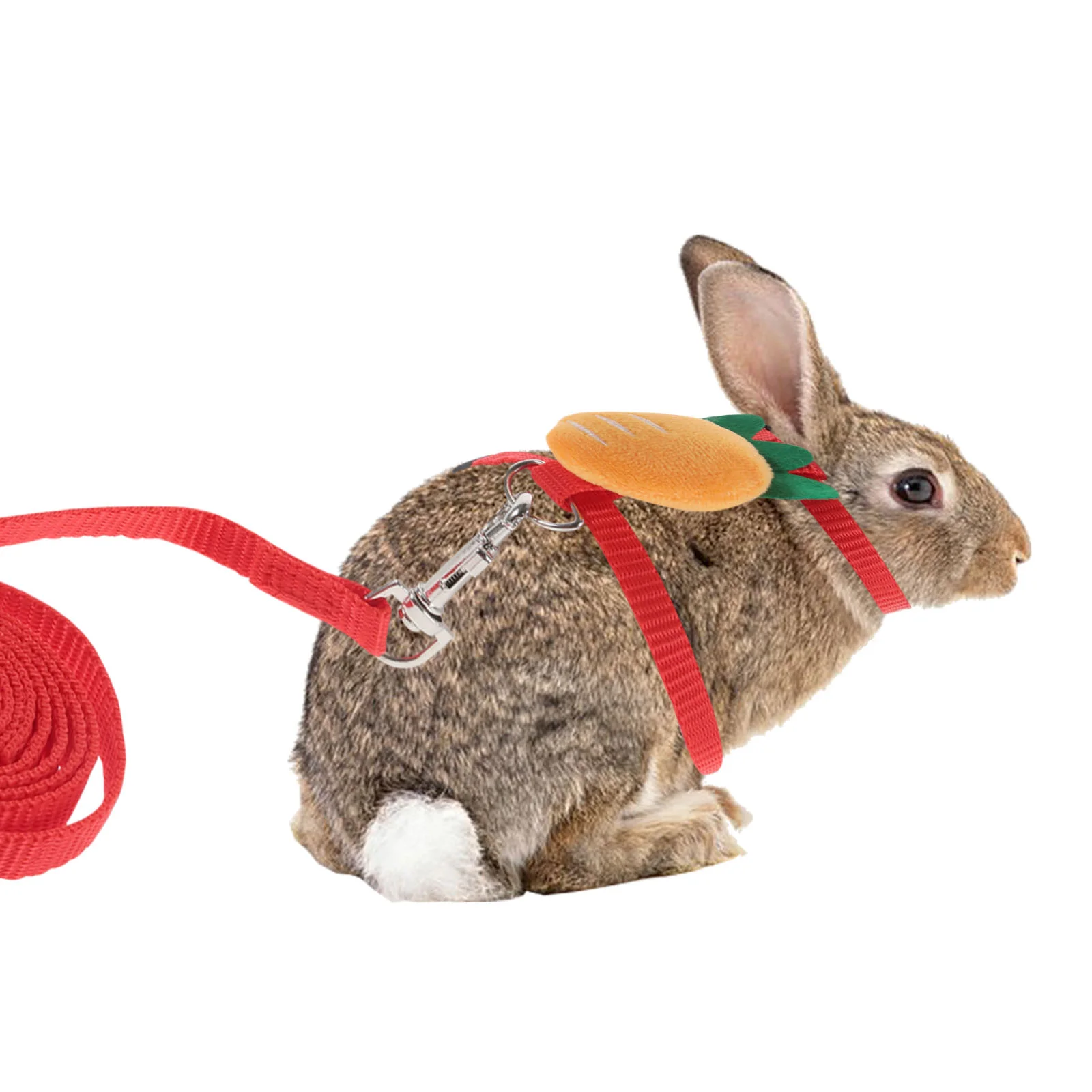 Adjustable Rabbit Harness and Leash Set Small Pet Cute Vest Hamster Garment Guinea Pig Suspenders