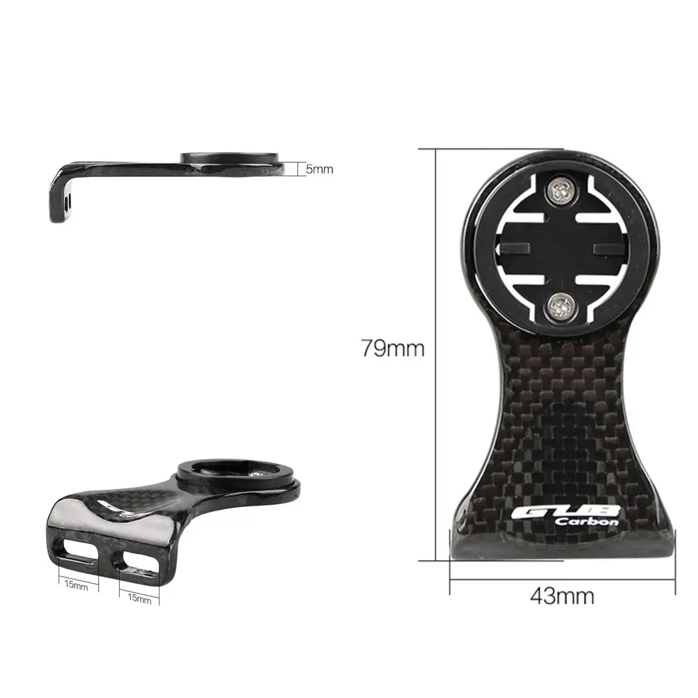 Gub 3K Carbon Cycle Computer Stuur Houder Fiets Hold Voor Garmin Cateye Bryton Tafel Beugel Mtb Racefiets Steel Mount